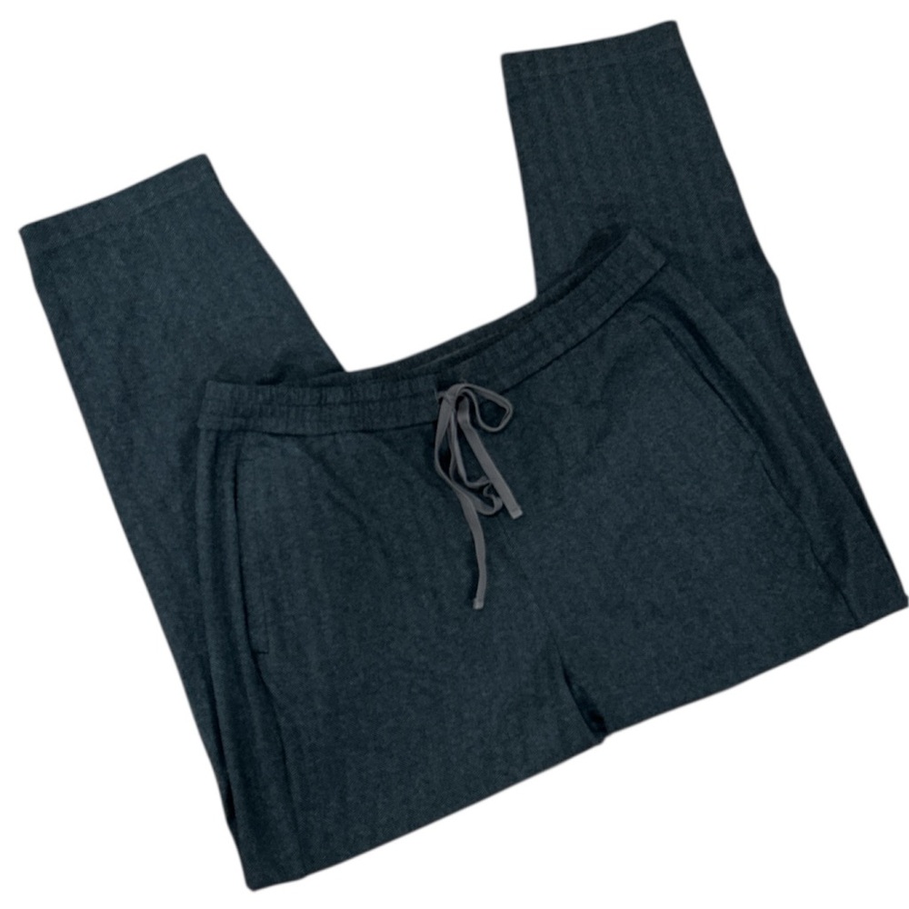 Eileen Fisher Gray Herringbone Pants Size Medium